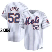 Jorge Lopez Youth New York Mets White Limited Home Jersey