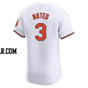 Jorge Mateo Men's Baltimore Orioles White Elite Home Jersey