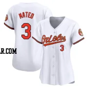 Jorge Mateo Women's Baltimore Orioles White Limited Home Jersey