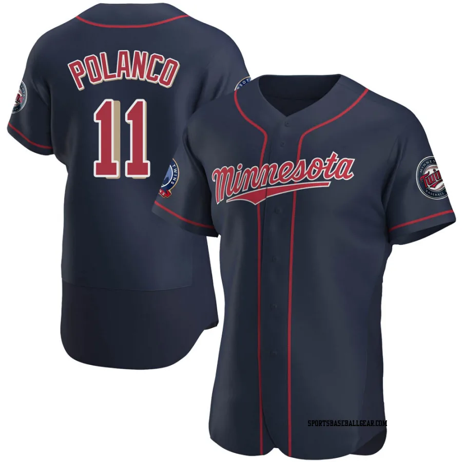 Jorge Polanco Men's Minnesota Twins Navy Authentic Alternate 60th Season Jersey