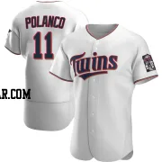 Jorge Polanco Men's Minnesota Twins White Authentic Home Jersey