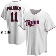 Jorge Polanco Men's Minnesota Twins White Replica Home Jersey