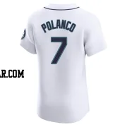 Jorge Polanco Men's Seattle Mariners White Elite Home Jersey