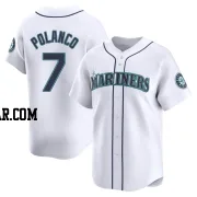 Jorge Polanco Men's Seattle Mariners White Limited Home Jersey