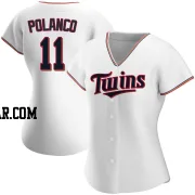 Jorge Polanco Women's Minnesota Twins White Replica Home Jersey