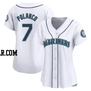 Jorge Polanco Women's Seattle Mariners White Limited Home Jersey