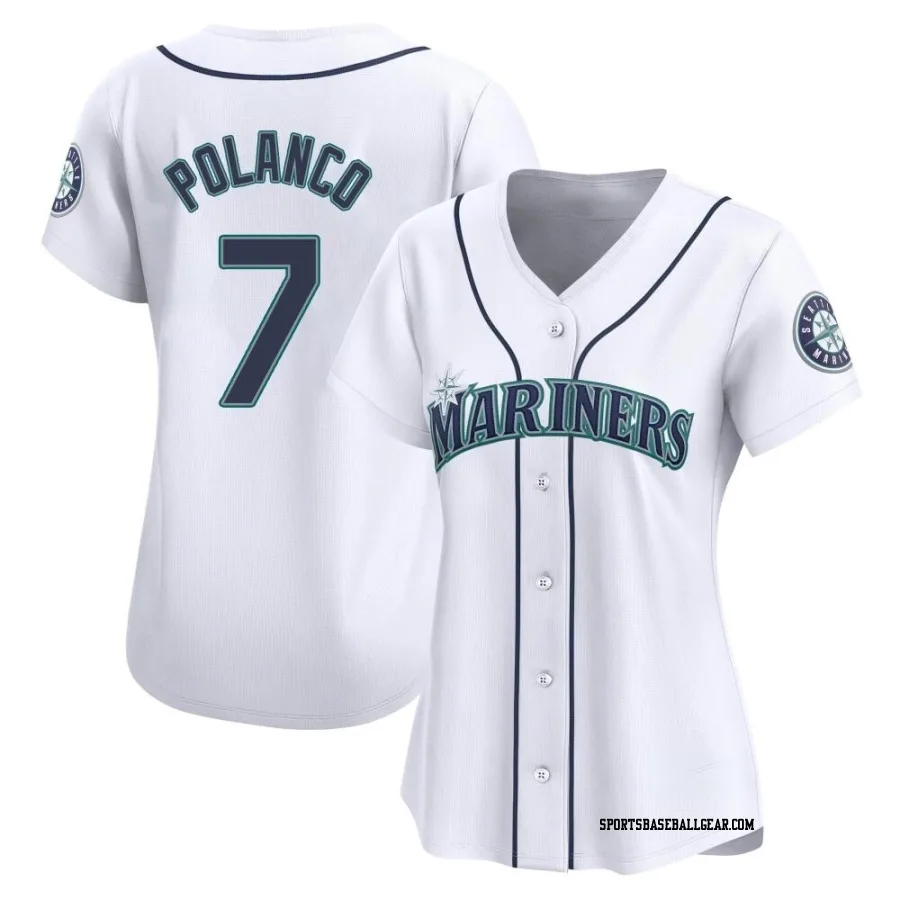 Jorge Polanco Women's Seattle Mariners White Limited Home Jersey