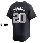 Jorge Posada Men's New York Yankees Navy Limited Alternate Jersey