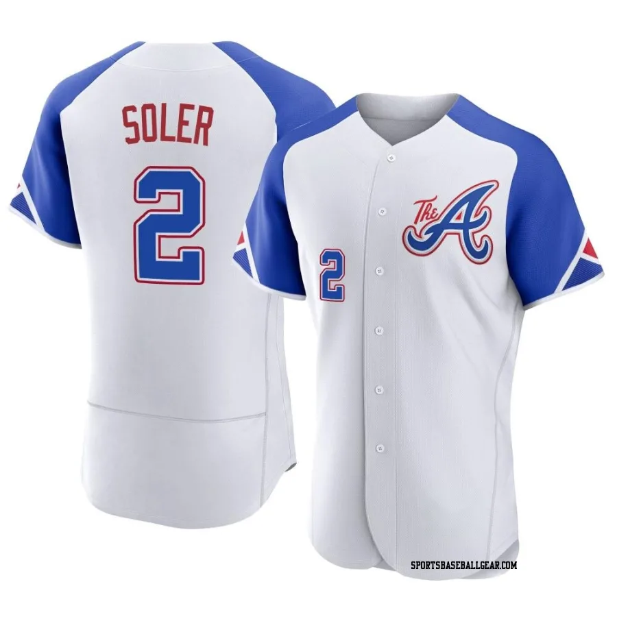 Jorge Soler Men's Atlanta Braves White Authentic 2023 City Connect Jersey