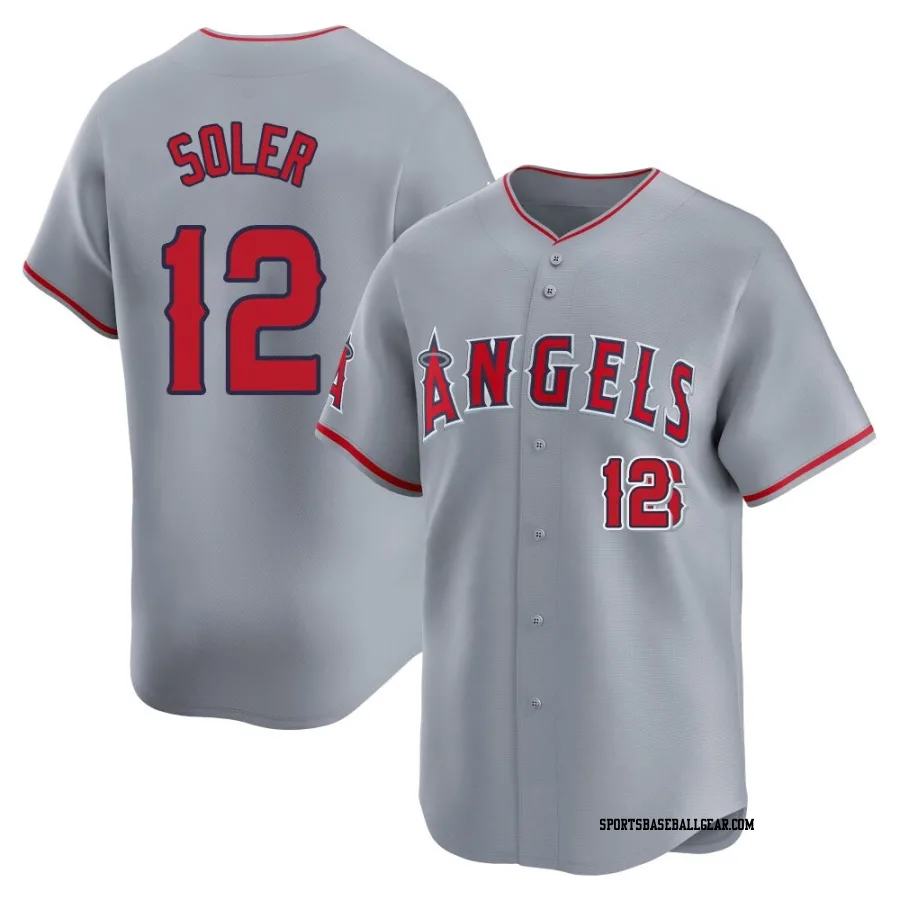 Jorge Soler Men's Los Angeles Angels Gray Limited Away Jersey