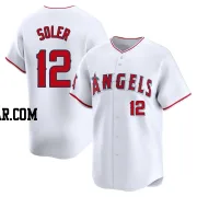 Jorge Soler Men's Los Angeles Angels White Limited Home Jersey