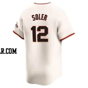 Jorge Soler Men's San Francisco Giants Cream Elite Home Jersey