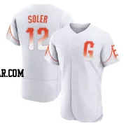 Jorge Soler Men's San Francisco Giants White Authentic 2021 City Connect Jersey