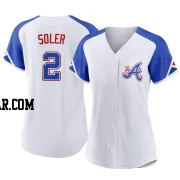 Jorge Soler Women's Atlanta Braves White Authentic 2023 City Connect Jersey