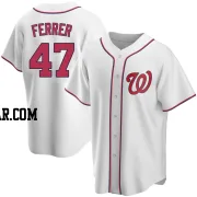 Jose A. Ferrer Youth Washington Nationals White Replica Home Jersey