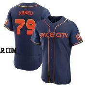 Jose Abreu Men's Houston Astros Navy Authentic 2022 City Connect Jersey