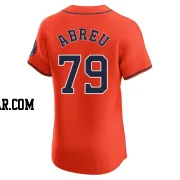 Jose Abreu Men's Houston Astros Orange Elite Alternate Vapor Premier Jersey