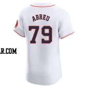 Jose Abreu Men's Houston Astros White Elite Home Jersey