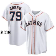 Jose Abreu Men's Houston Astros White Replica 2022 World Series Champions Home Jersey