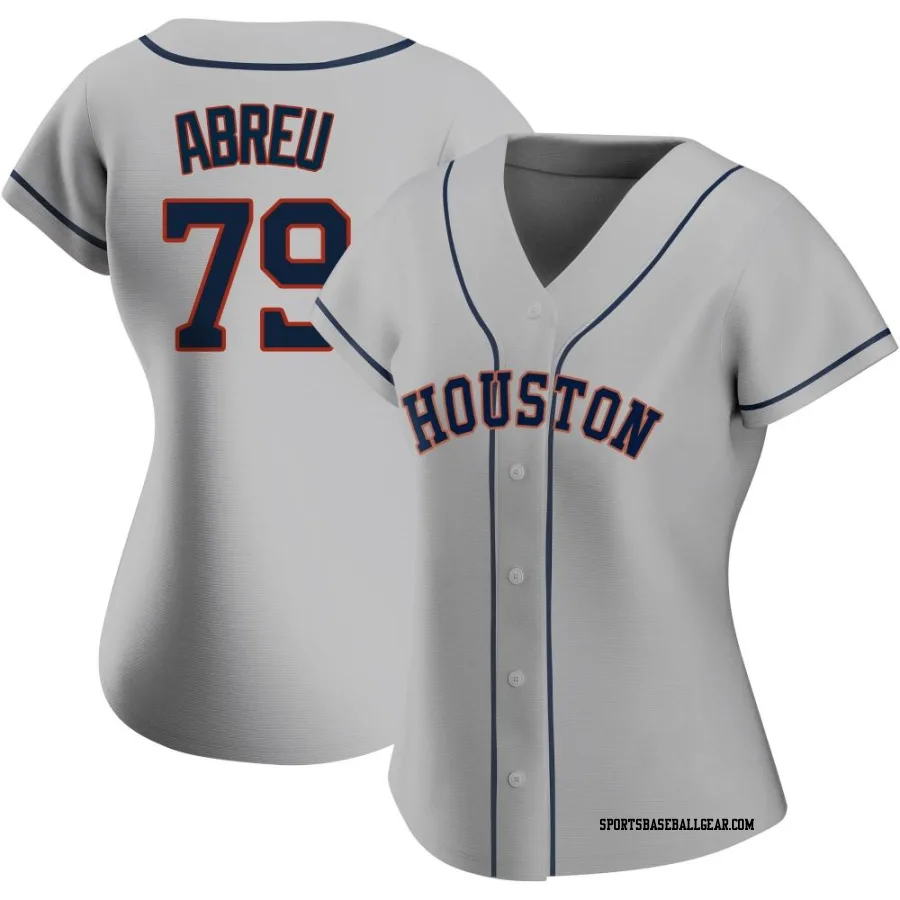 Jose Abreu Women's Houston Astros Gray Authentic Road 2020 Jersey