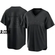 Jose Abreu Youth Houston Astros Black Replica Pitch Fashion Jersey