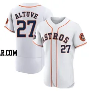 Jose Altuve Men's Houston Astros White Authentic 2022 World Series Champions Home Jersey