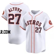 Jose Altuve Men's Houston Astros White Limited Home Jersey