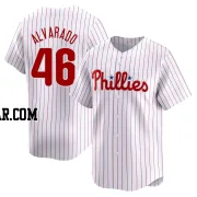 Jose Alvarado Men's Philadelphia Phillies White Limited Home Jersey