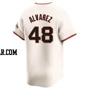 Jose Alvarez Men's San Francisco Giants Cream Elite Home Jersey