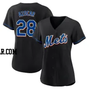 Jose Azocar Women's New York Mets Black Authentic 2022 Alternate Jersey