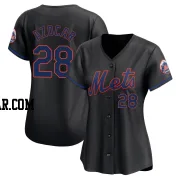 Jose Azocar Women's New York Mets Black Limited Alternate Jersey