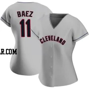 Jose Baez Women's Cleveland Guardians Gray Authentic Road Jersey