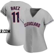 Jose Baez Women's Cleveland Guardians Gray Authentic Road Jersey