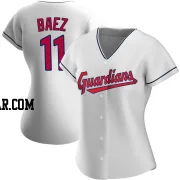 Jose Baez Women's Cleveland Guardians White Authentic Home Jersey