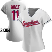 Jose Baez Women's Cleveland Guardians White Replica Home Jersey