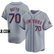 Jose Butto Men's New York Mets Gray Limited Away Jersey