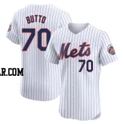 Jose Butto Men's New York Mets White Elite Home Jersey