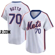 Jose Butto Men's New York Mets White Limited Cooperstown Collection Jersey