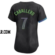 Jose Caballero Women's Tampa Bay Rays Charcoal Limited 2024 City Connect Jersey