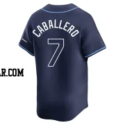 Jose Caballero Youth Tampa Bay Rays Navy Limited Away Jersey