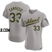 Jose Canseco Men's Oakland Athletics Gray Elite Road Jersey