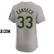 Jose Canseco Men's Oakland Athletics Gray Elite Road Jersey