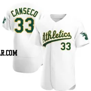 Jose Canseco Men's Oakland Athletics White Authentic Home Jersey