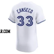 Jose Canseco Men's Toronto Blue Jays White Elite Home Jersey