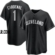 Jose Cardenal Men's Cleveland Guardians Black/White Replica Jersey