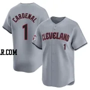 Jose Cardenal Men's Cleveland Guardians Gray Limited Road Jersey