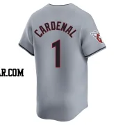 Jose Cardenal Men's Cleveland Guardians Gray Limited Road Jersey