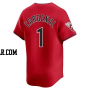 Jose Cardenal Men's Cleveland Guardians Red Limited Alternate Jersey