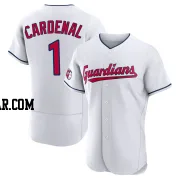 Jose Cardenal Men's Cleveland Guardians White Authentic Home Jersey