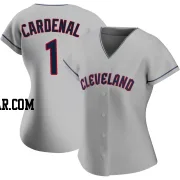 Jose Cardenal Women's Cleveland Guardians Gray Authentic Road Jersey